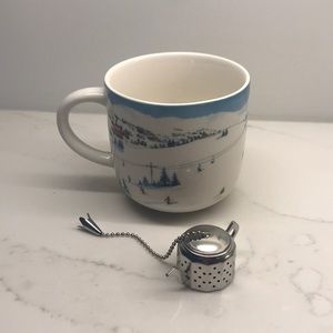 Indigo tea cup